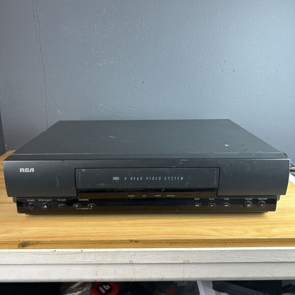 RCA VR503A VHS 4 Head VCR Player Recorder Needs Repair No Remote - Picture 1 of 6